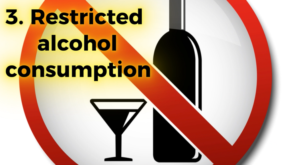 Restricted Alcohol Consumption