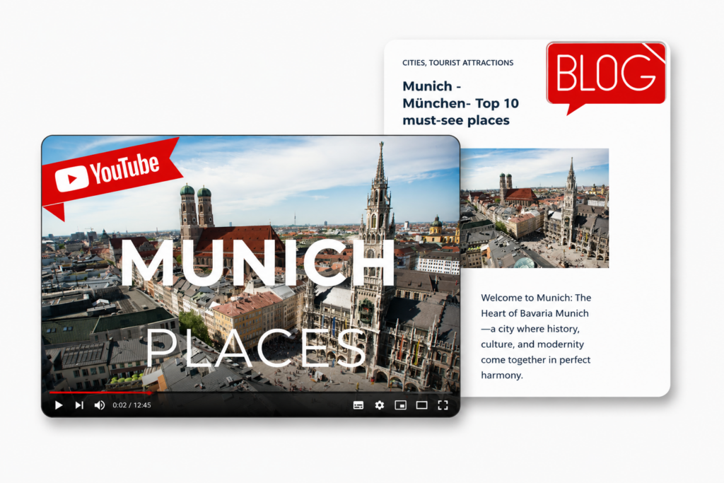 Munich Blog und YT Icon Collage